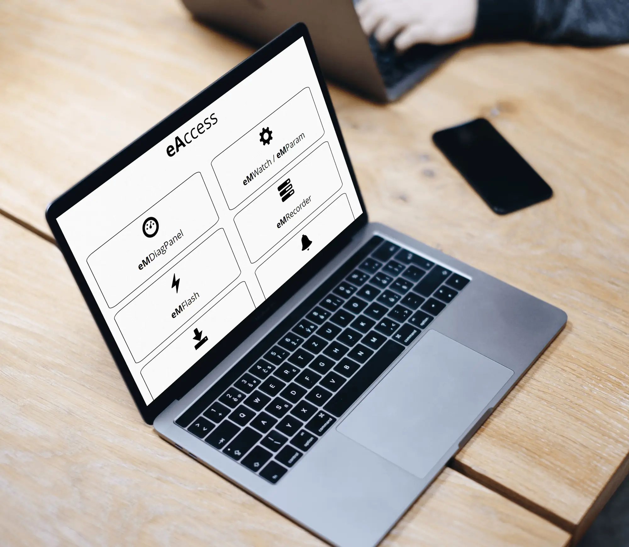 Kinell - Mockup systeme eAccess Telematique
