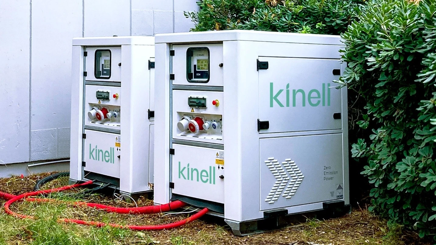 Kinell renforce sa présence dans l’énergie et élargit son offre avec une gamme de solutions de stockage par batteries dédiée à l’alimentation électrique temporaire bas carbone